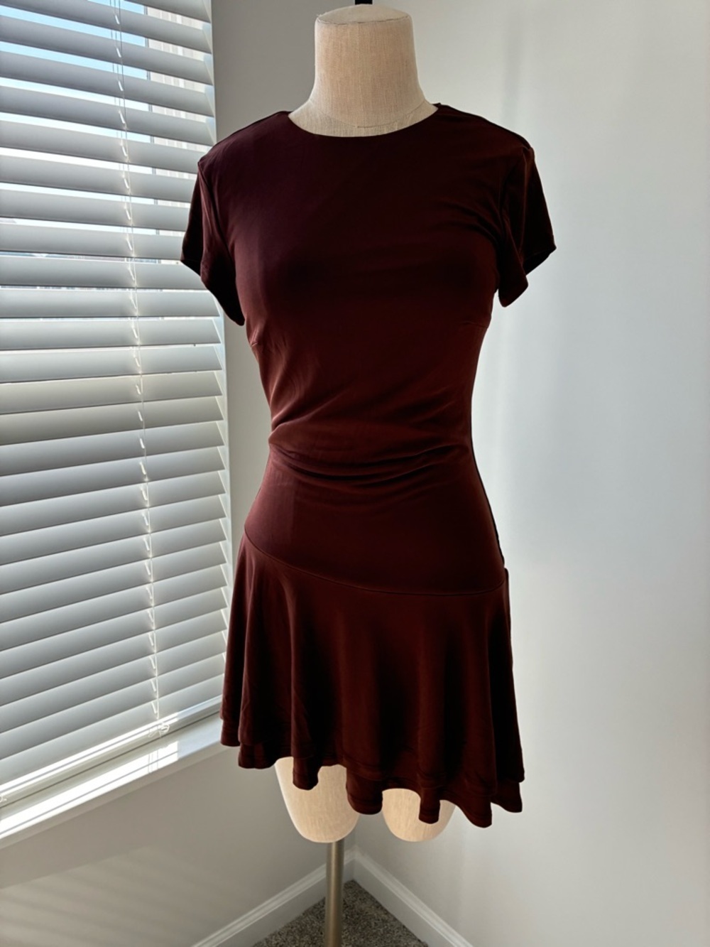 NWT Vestique Women's Truth Hurts Brown Asymmetrical Romper